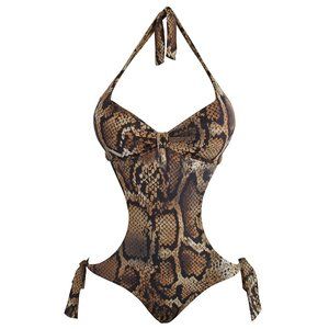Alga Marinha Snakeskin Monokini